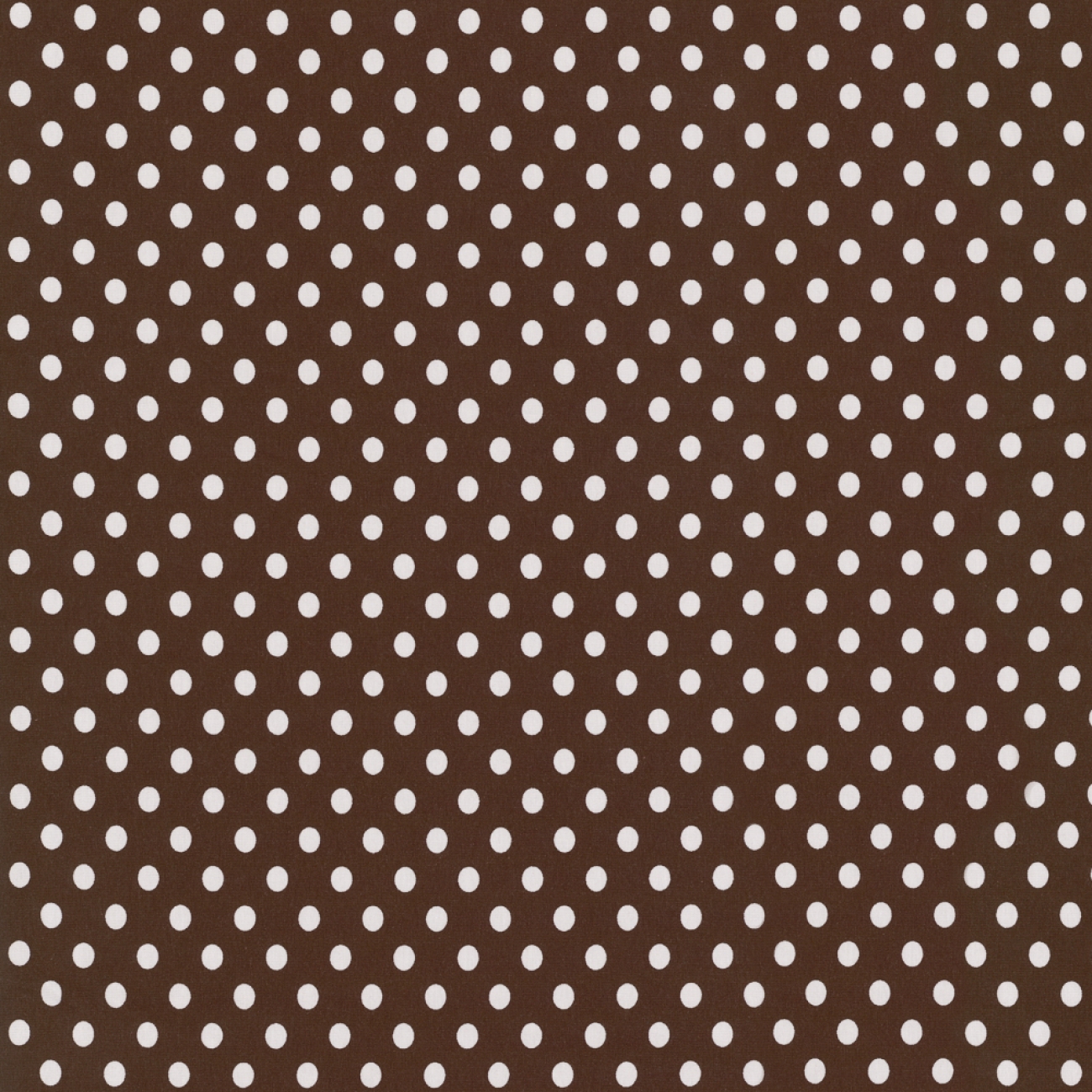 Jersey Swafing - Punkte - 1cm - Dunkelbraun